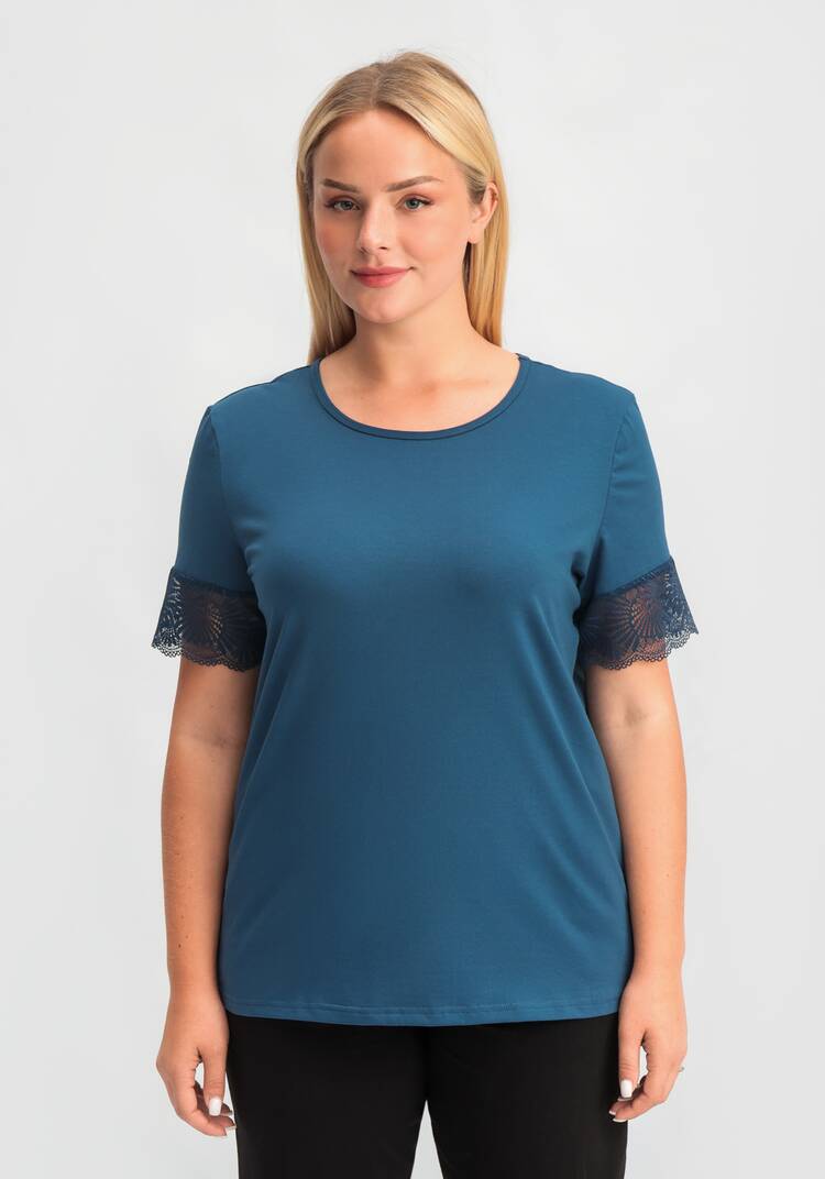 Футболка с кружевами Амира шир.  750, рис. 13