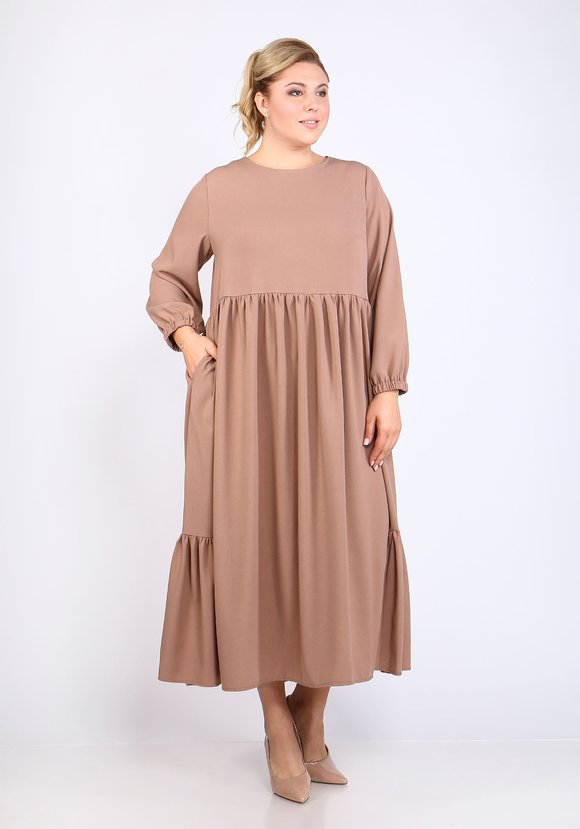 Платье-макси в стиле Бохо шир.  580, рис. 5