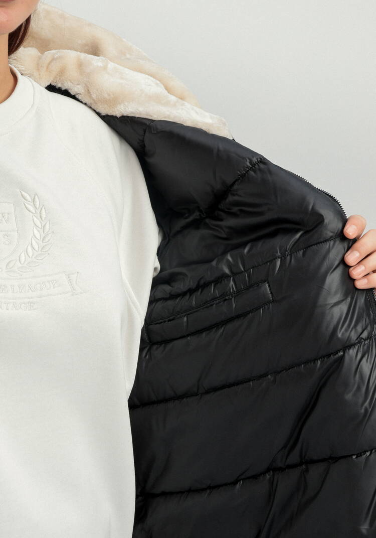 Куртка с меховым капюшоном на молнии шир.  750, рис. 8