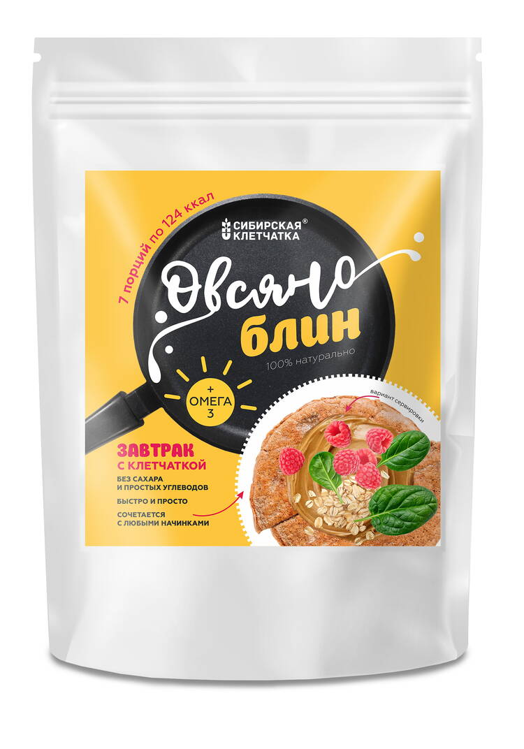 Овсяноблин (смесь для приготовления) 2 уп. шир.  750, рис. 6