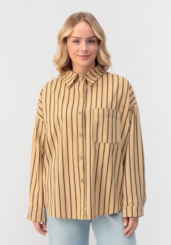 Рубашка Гвен в полоску шир.  580, рис. 4