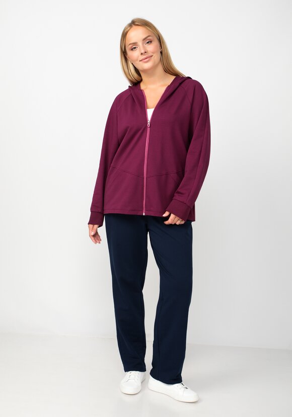 Худи на молнии с рукавом реглан шир.  580, рис. 2