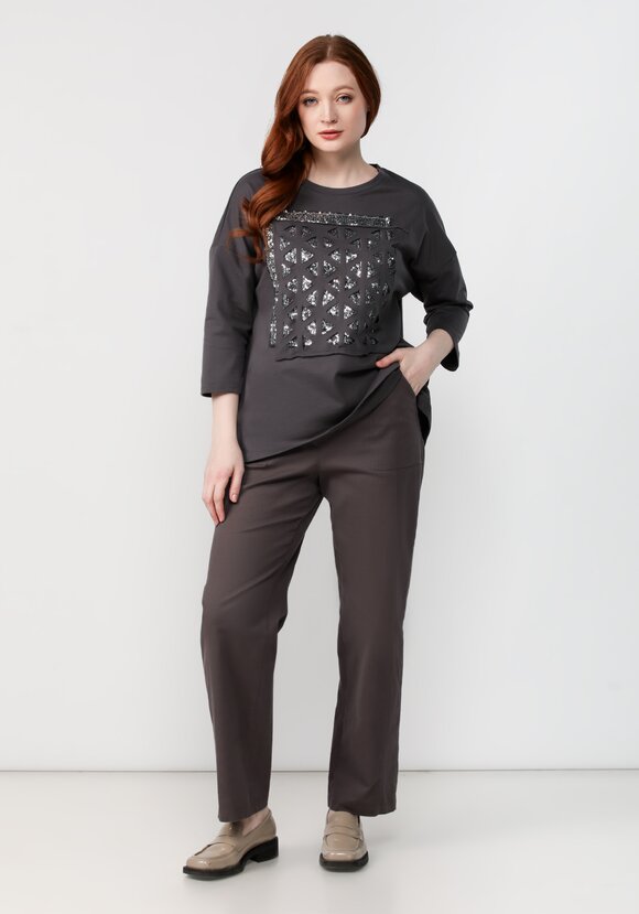 Джемпер Сверкающий принт шир.  580, рис. 22