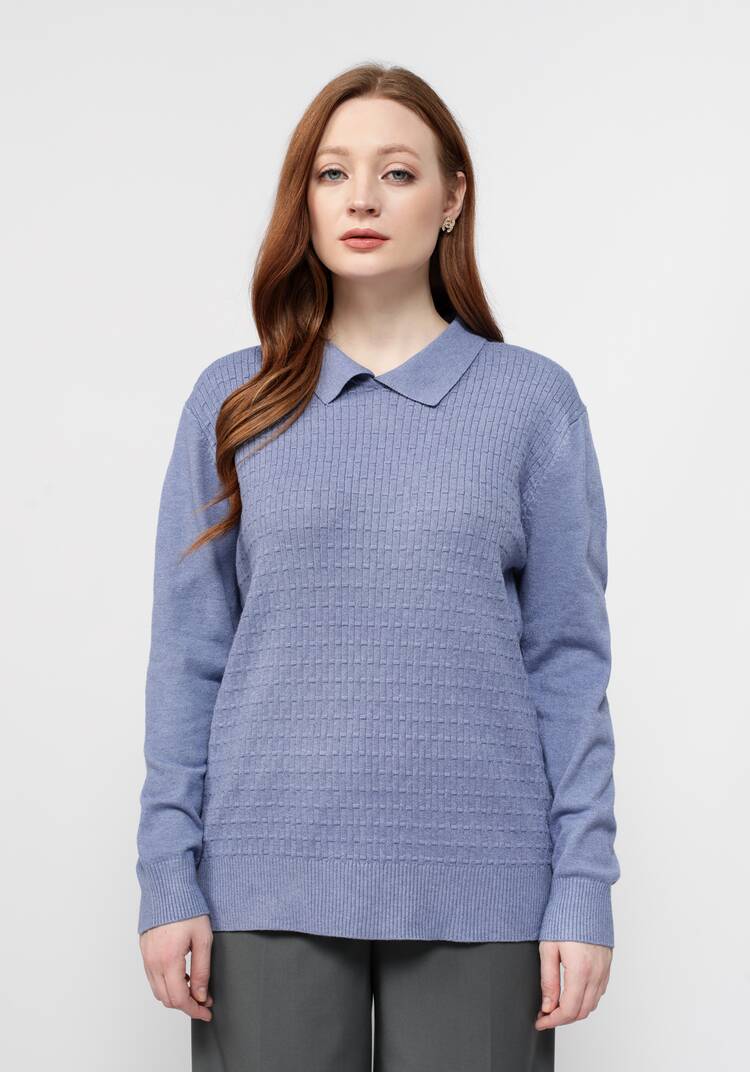 Джемпер-поло Алетта шир.  750, рис. 44