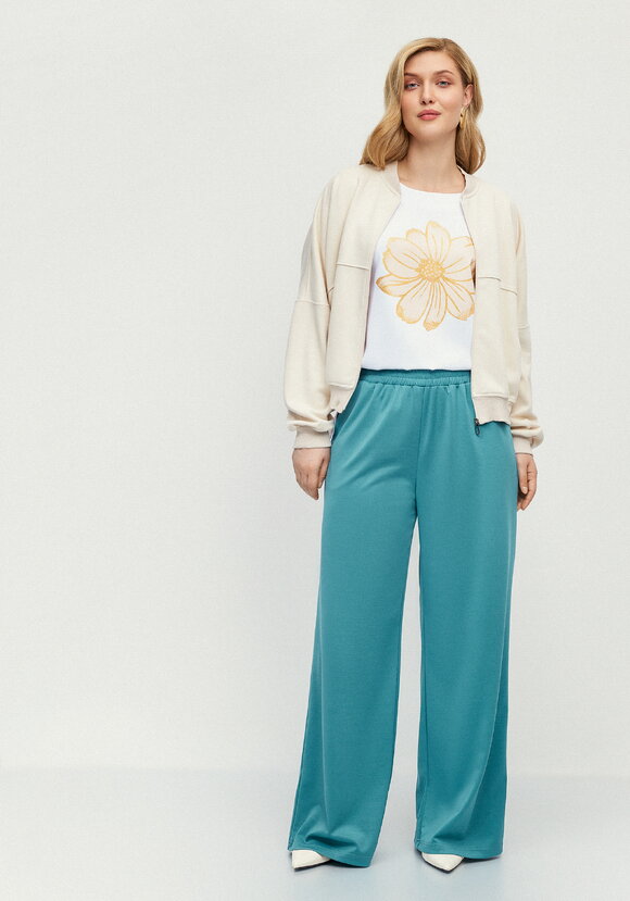 Блуза с принтом с напылением шир.  580, рис. 15