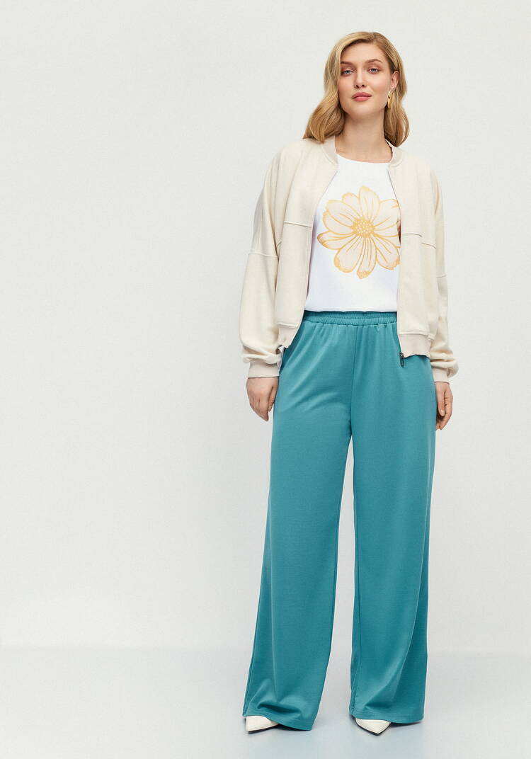 Блуза с принтом с напылением шир.  750, рис. 15