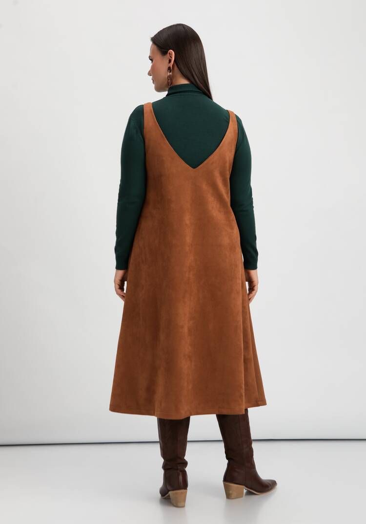 Сарафан оверсайз с накладным карманом шир.  750, рис. 3