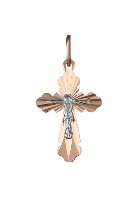 Подвеска золотая Вера шир.  580, рис. 1