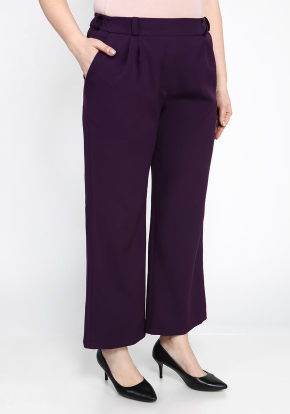 Брюки широкие на резинке с защипами шир.  580, рис. 5