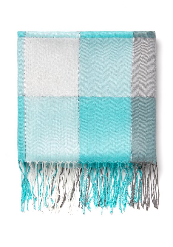 Палантин в клетку Амели шир.  580, рис. 1