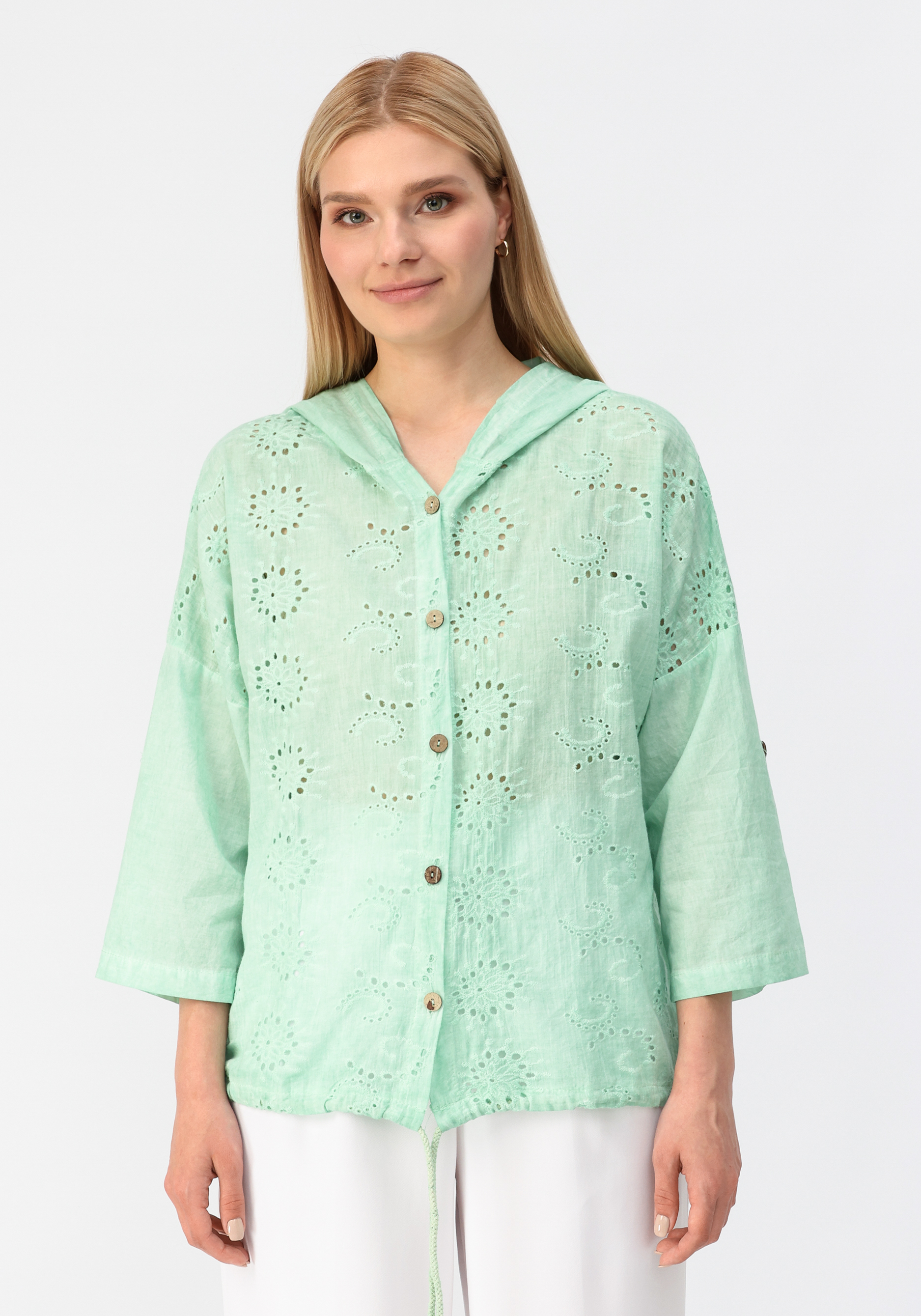 Рубашка "Алана" Alina Collection, размер 50, цвет белый - фото 4