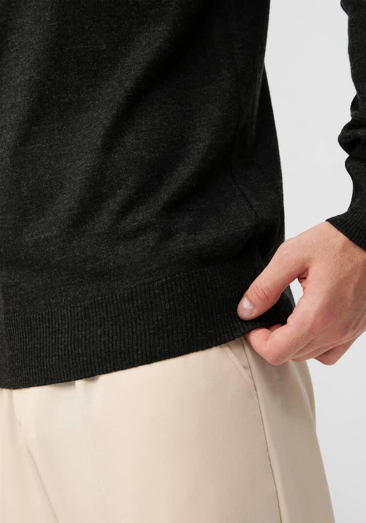 Джемпер классический с длинным рукавом шир.  750, рис. 26