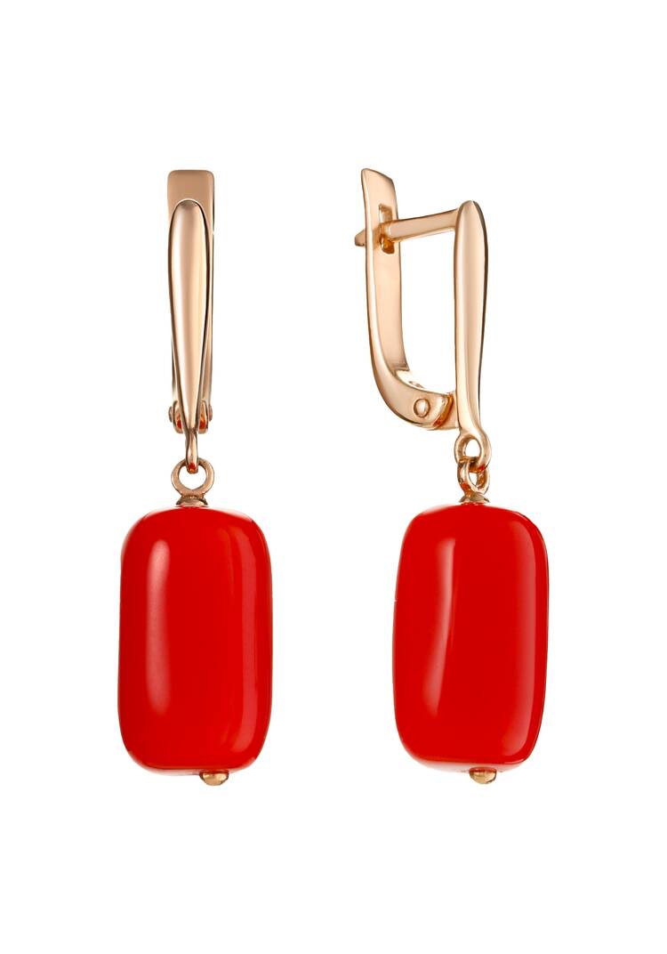 Комплект серьги+подвеска Коралловая мечта шир.  750, рис. 2