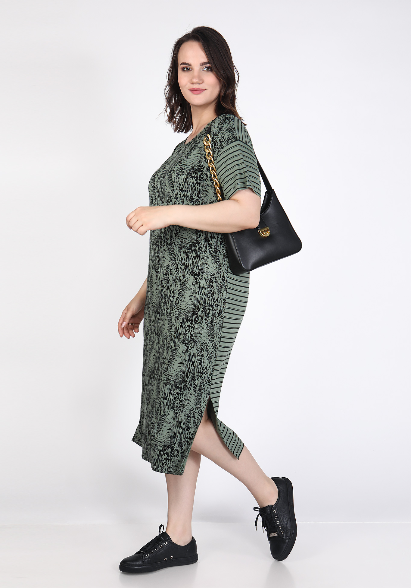 Платье "Мисс совершенство" Синель, размер 62, цвет зеленый - фото 1