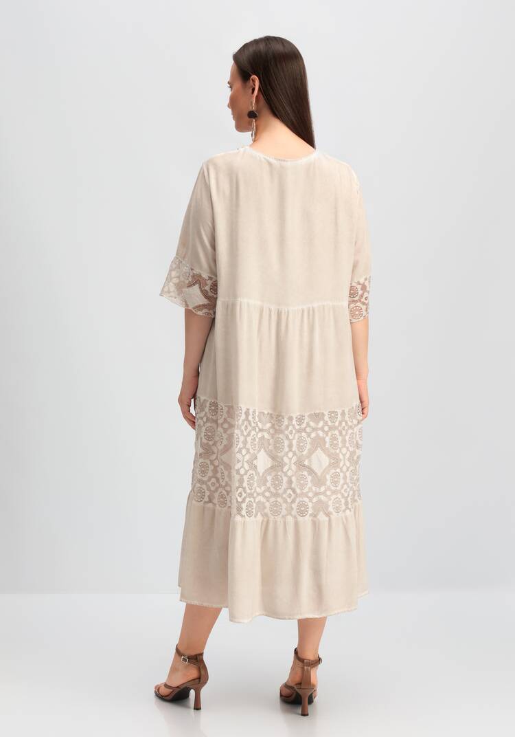 Платье ярусное кружевное шир.  750, рис. 3