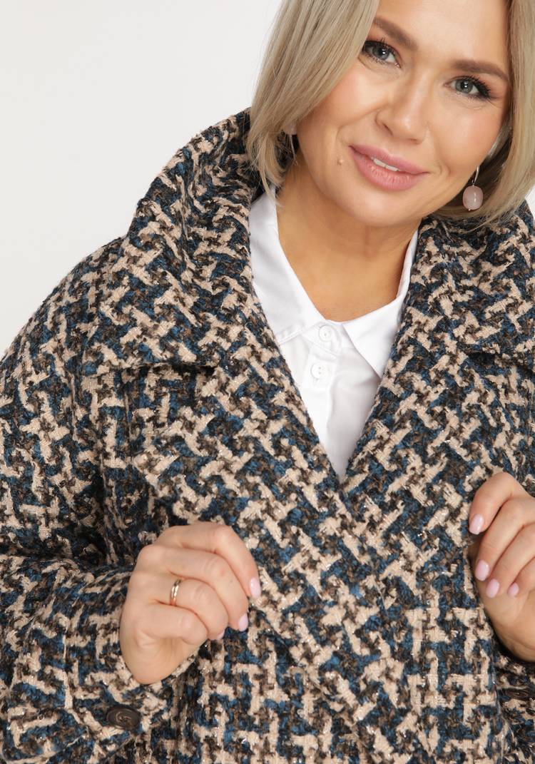 Полупальто силуэта оверсайз шир.  750, рис. 3