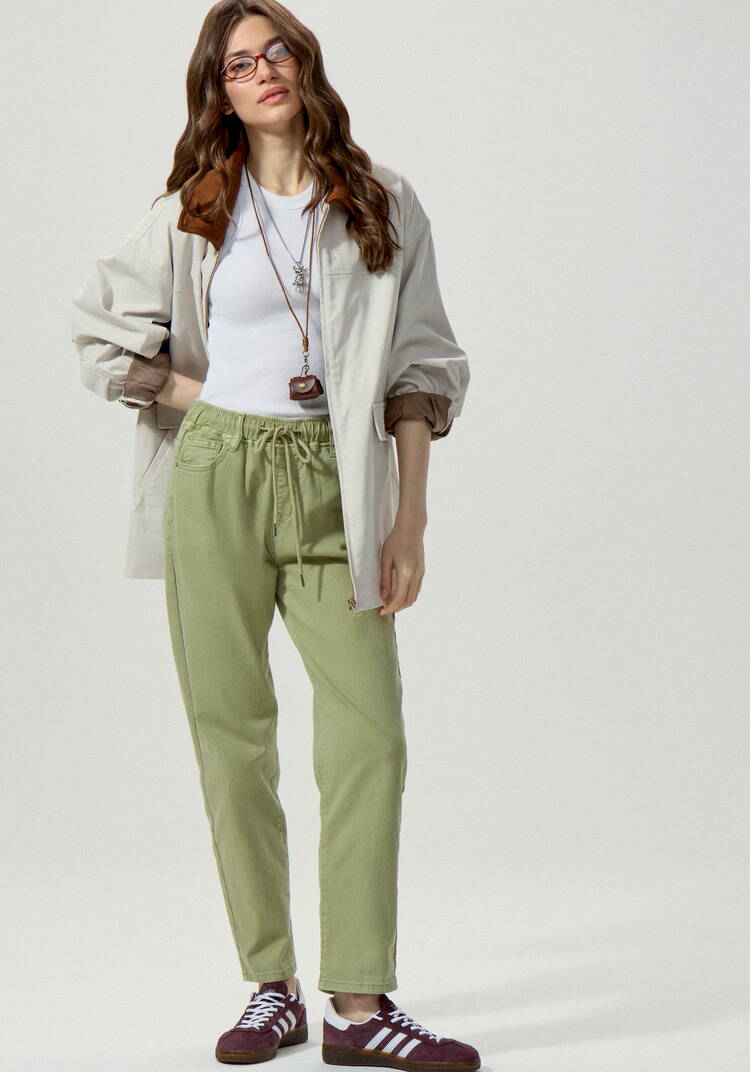 Джинсы с резинкой по поясу шир.  750, рис. 29