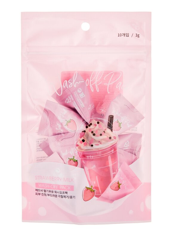 Маска глиняная с клубничным молоком шир.  580, рис. 1