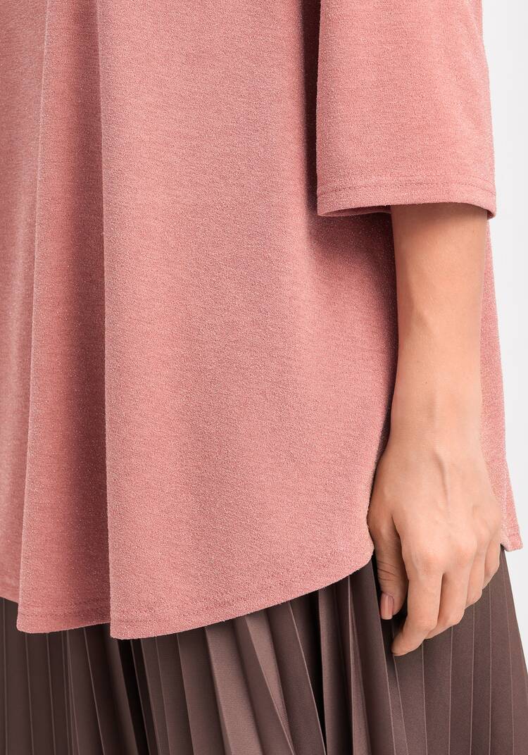 Туника с люрексом и декором из страз шир.  750, рис. 36