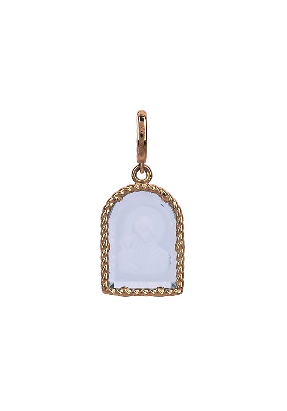 Подвеска-икон золотаяКазанская Божья Матерь шир.  580, рис. 2