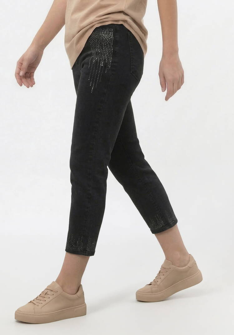 Брюки 7/8 со стразами шир.  750, рис. 2