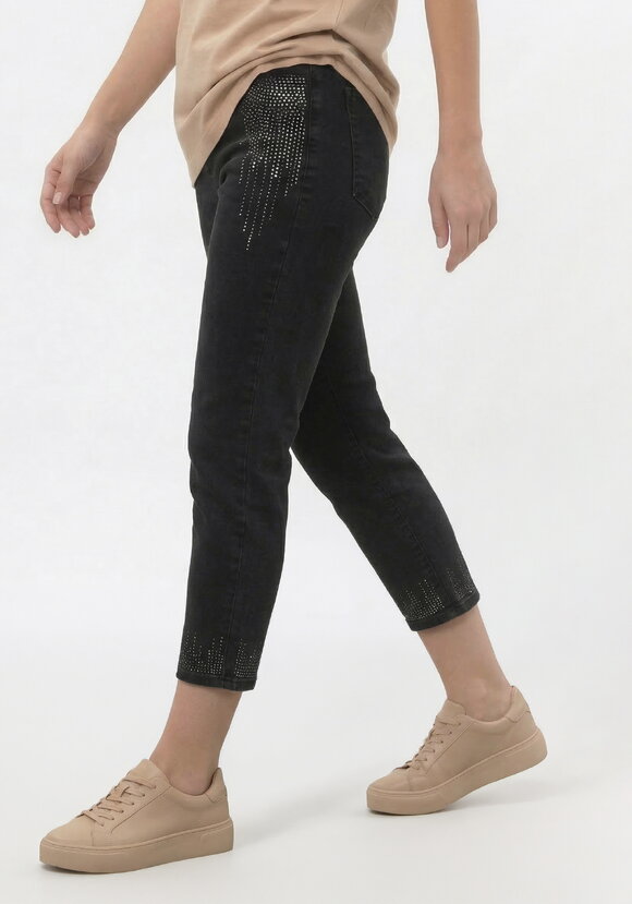 Брюки 7/8 со стразами шир.  580, рис. 2