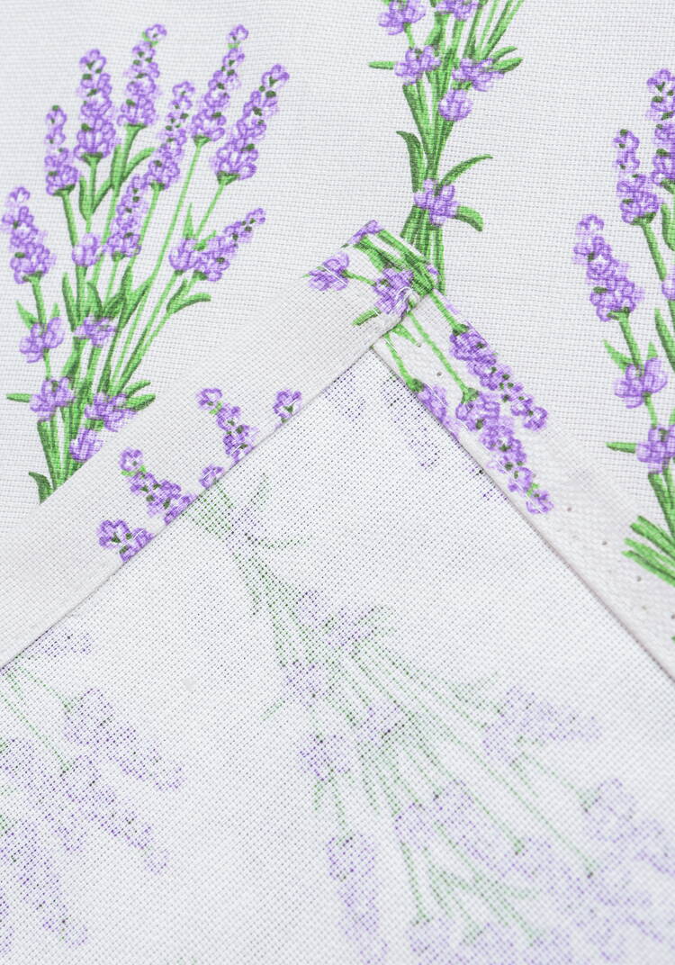 Штора из рогожки Лаванда шир.  750, рис. 4