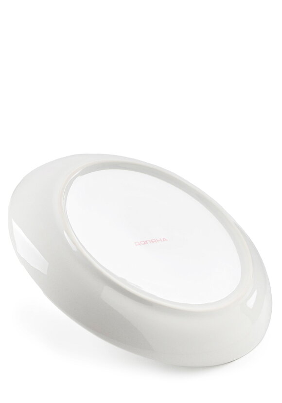 Блюдо из доломитовой керамики Зайка шир.  580, рис. 3