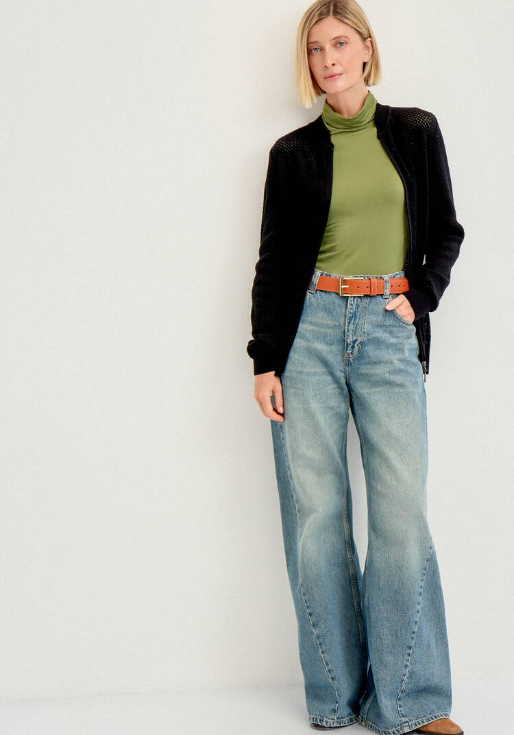 Бомбер ажурный на свободу движения шир.  750, рис. 28