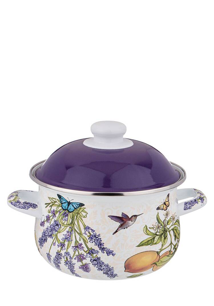 Эмалированная кастрюля с крышкой шир.  750, рис. 3