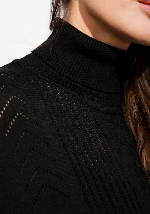 Водолазка из вискозы с ажурным узором шир.  580, рис. 32