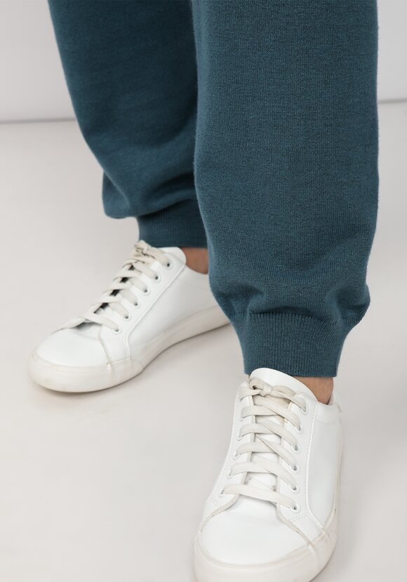 Брюки вязаные с высокой посадкой шир.  580, рис. 19