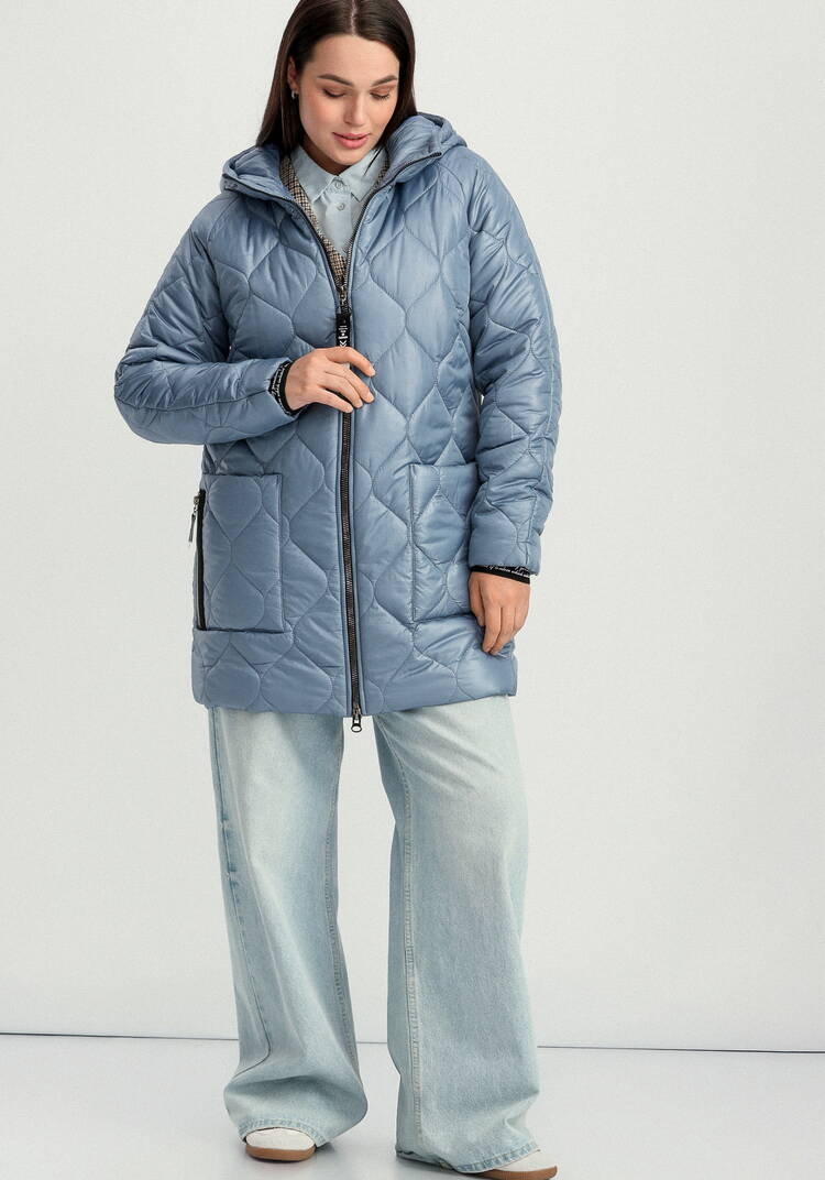 Куртка на молнии с капюшоном Милана шир.  750, рис. 19