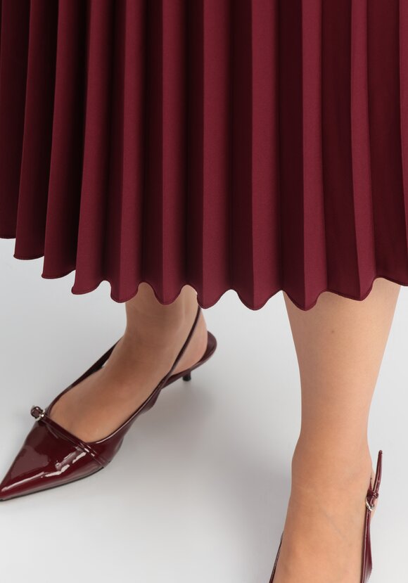 Юбка свободного кроя плиссированная шир.  580, рис. 6