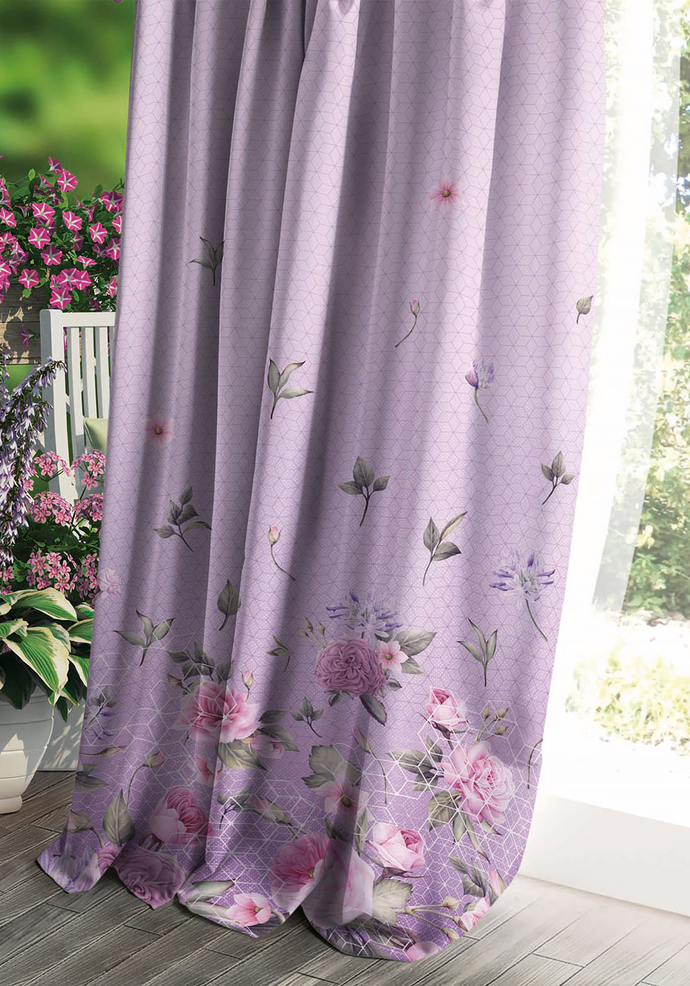 

Портьера "Мелания", Фиолетовый