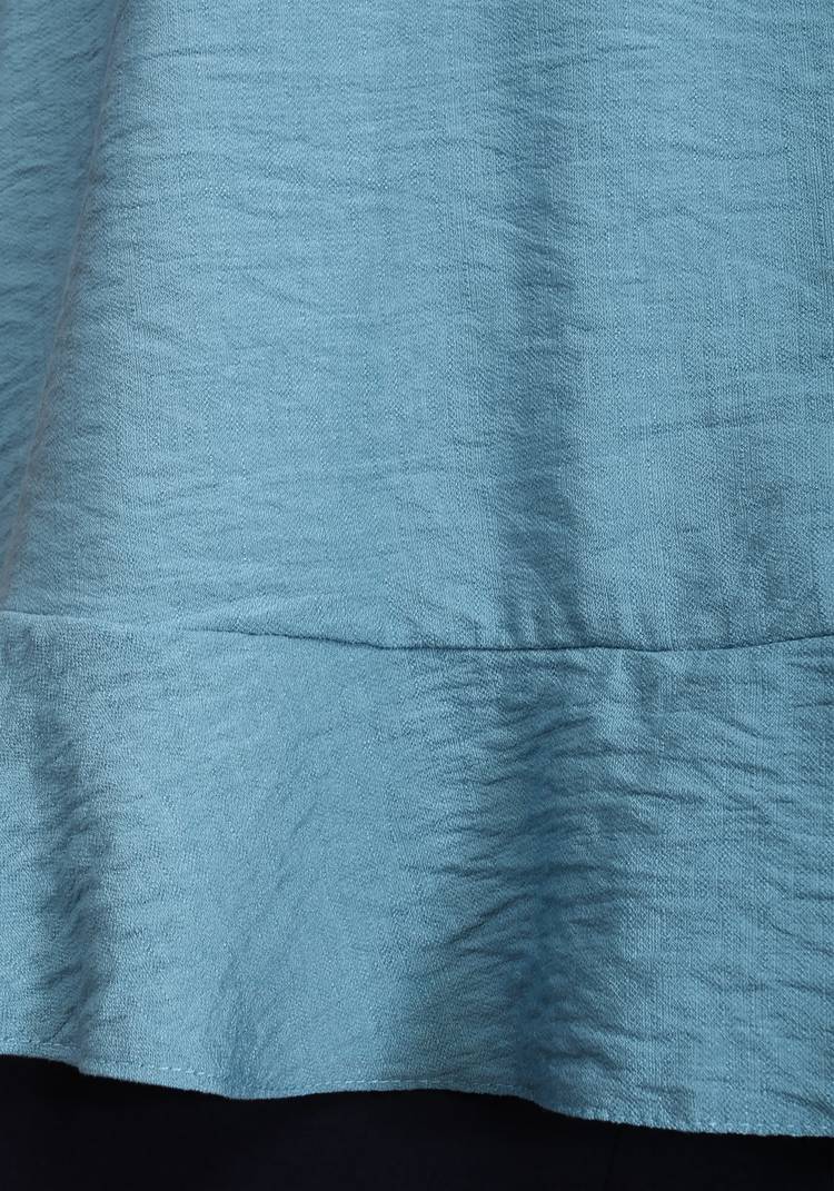 Топ-блуза с воланом по низу шир.  750, рис. 8