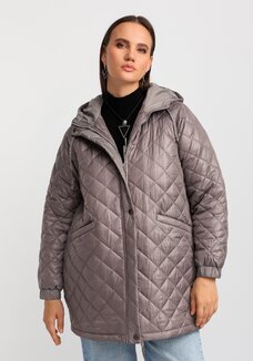 Куртка оверсайз из оригинальной ткани