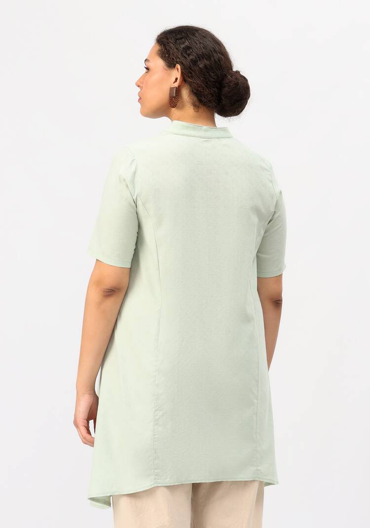 Блуза оригинального кроя с воланом шир.  750, рис. 11