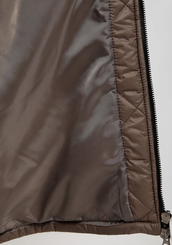 Пальто стеганое с боковыми разрезами шир.  580, рис. 13