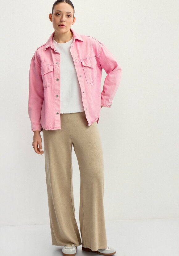 Брюки палаццо свободного кроя шир.  580, рис. 6