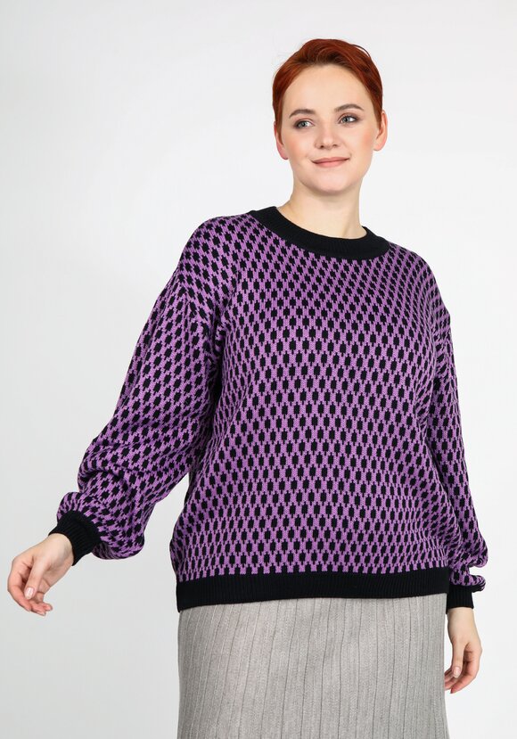 Джемпер с манжетами и объемным рукавом шир.  580, рис. 4