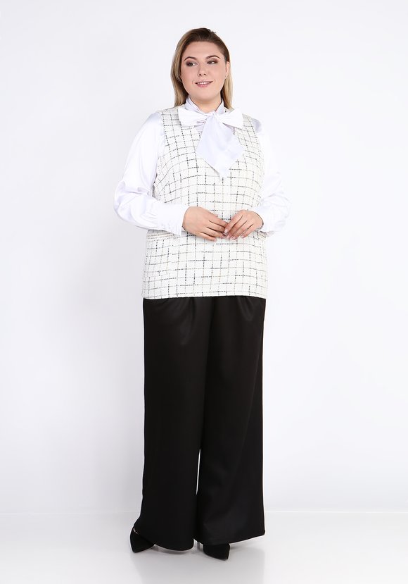 Жилет в клетку шир.  580, рис. 7