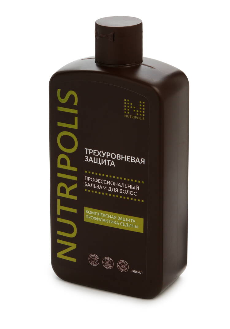 Бальзам ТРЕХУРОВНЕВАЯ ЗАЩИТА, от седины шир.  750, рис. 3