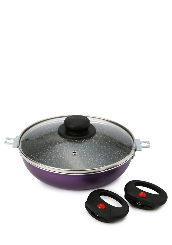 Жаровня с крышкой и съёмными ручками шир.  580, рис. 2