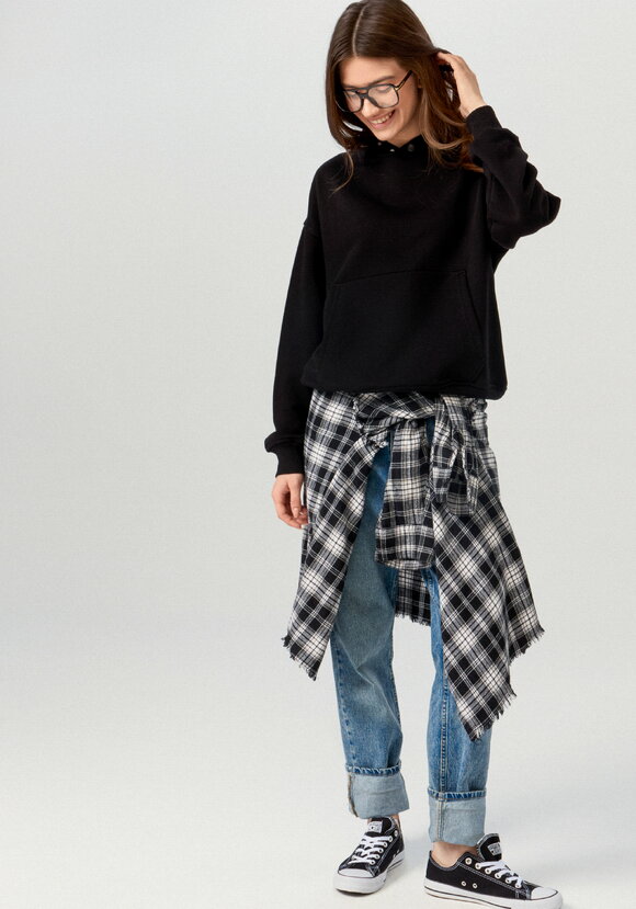 Худи свободного кроя с принтом на спине шир.  580, рис. 18