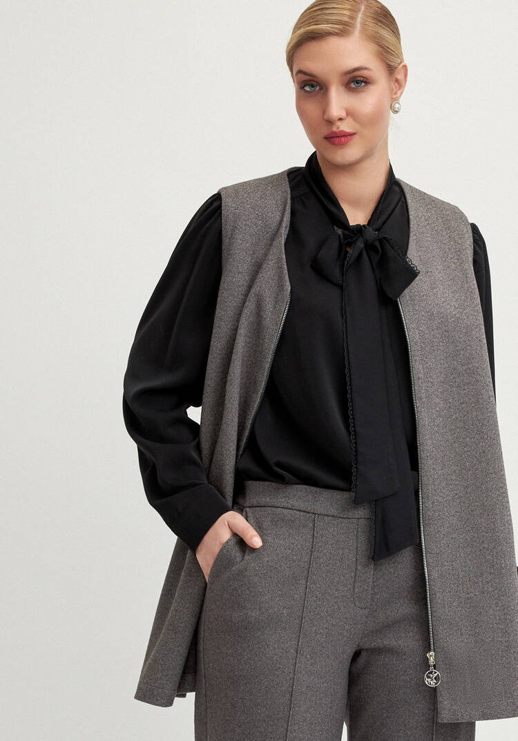 Брюки прямые трикотажныe шир.  750, рис. 2