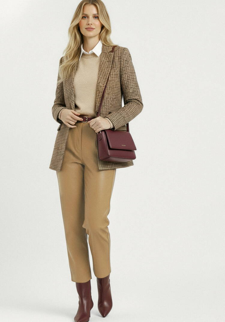 Брюки трикотажные с напылением под кожу шир.  750, рис. 25