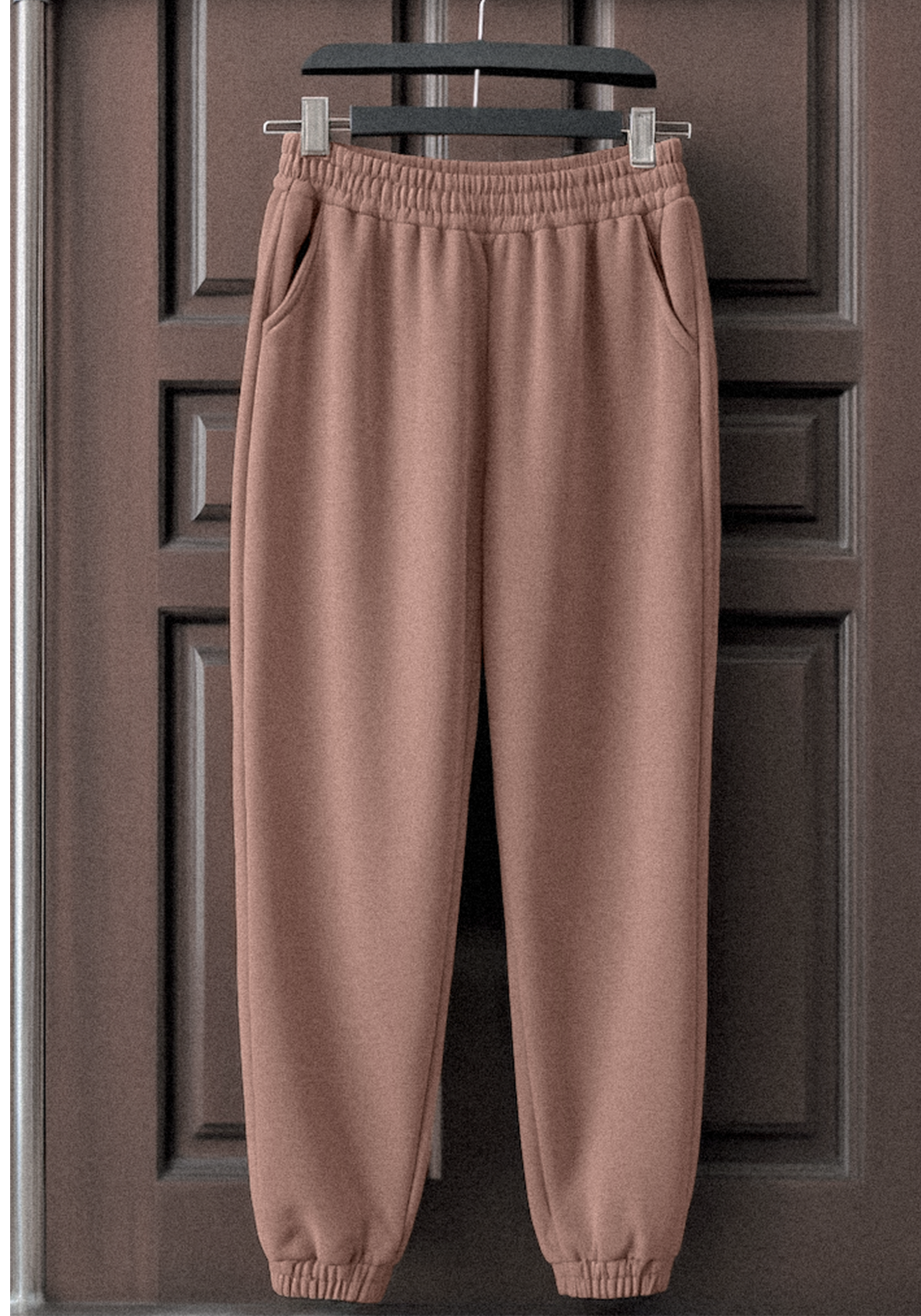 

Брюки из трикотажа с карманами Resale, Бежевый