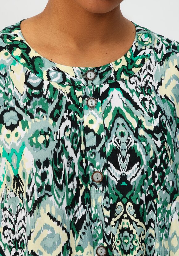 Платье с цветочным принтом свободного кроя шир.  580, рис. 13