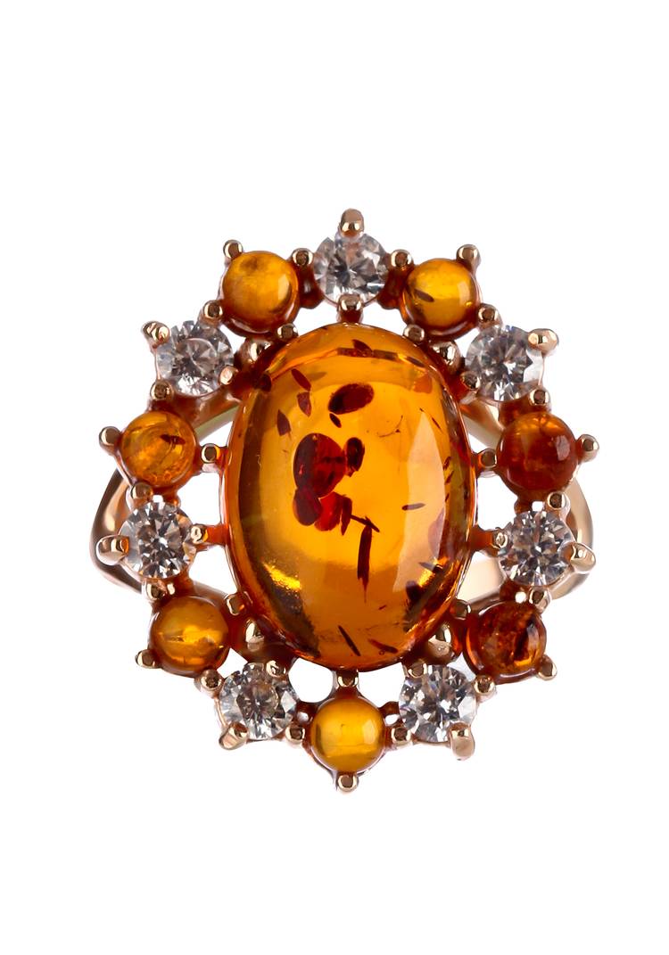 Серебряное кольцо Пламенные лепестки шир.  750, рис. 2